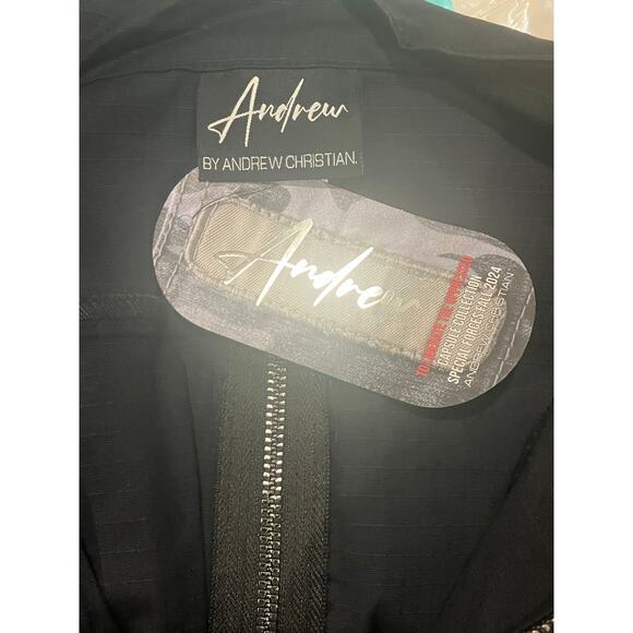Andrew Christian Special Forces Capsule Zipper Vest Black Large - Picture 6 of 16